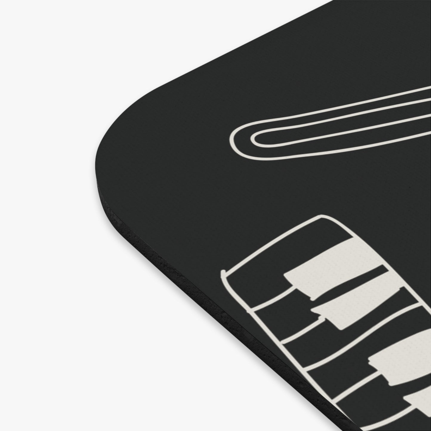 Musical Mouse Pad, Perfect Gift for Musicians, Home Office Accessory, Practice Makes More Better, Music Decor, Piano and Guitar Lover