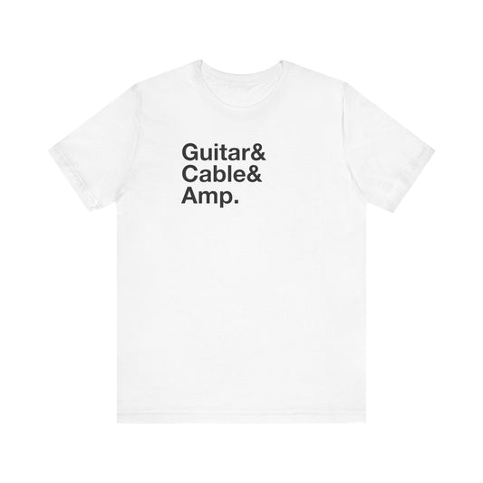 Guitar, Cable & Amp T-Shirt